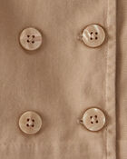 Baby Twill Button-Down Jacket - Taupe, image 2 of 3 slides