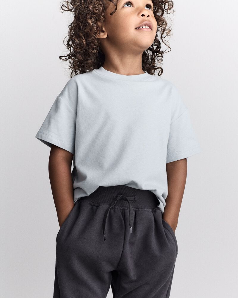 Toddler Short-Sleeve Relaxed Tee - Light Blue, image 4 of 6 slides