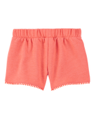 Toddler 2-Piece Aloha Tee & Pom Pom Dolphin Shorts Set - Coral
, image 5 of 7 slides