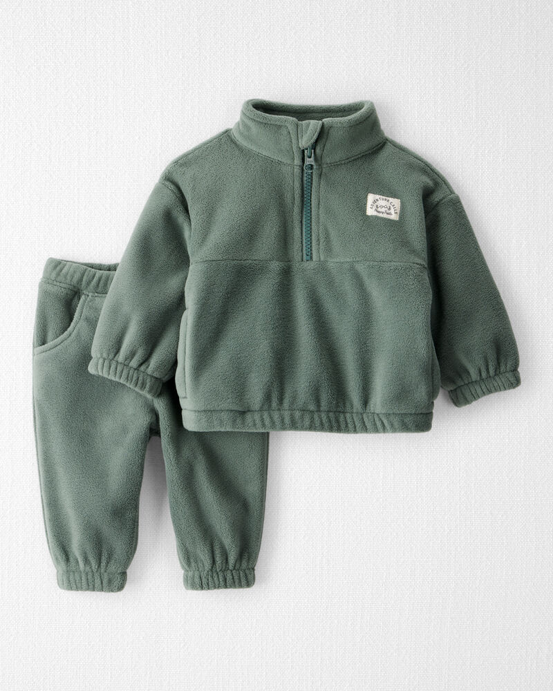 Baby 2-Piece Recycled Microfleece Set, image 1 of 3 slides