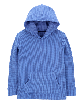 Kid Solid Thermal Long-Sleeve Shirt - Blue, 