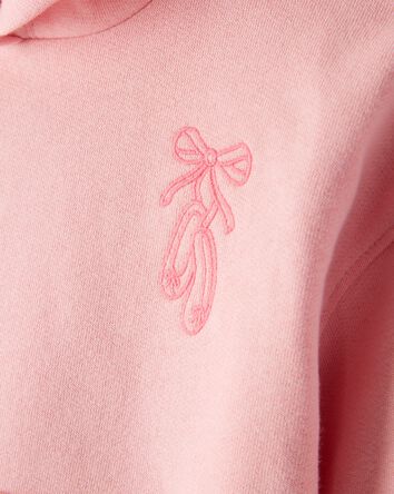 Toddler Girl 2-Piece DayDream Fleece Ballet Long-Sleeve Hoodie & Pant Set - Pink, 