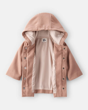 Baby Boy Long-Sleeve Hooded Fashion Jacket - Brown, 