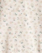 Toddler Girl 2-Pack Floral Cotton Long-Sleeve Top - Ivory/Pink, image 3 of 4 slides