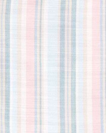 Toddler 2-Piece Striped Sleeveless Fashion Top & Tie-Waist Pants Set, 