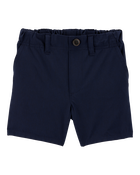 Toddler 3-Pack Active Pull-On Uniform Shorts - Navy, image 2 of 8 slides
