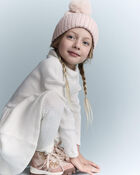 Toddler Girl Turtleneck Sweater Dress - Cream, image 5 of 6 slides