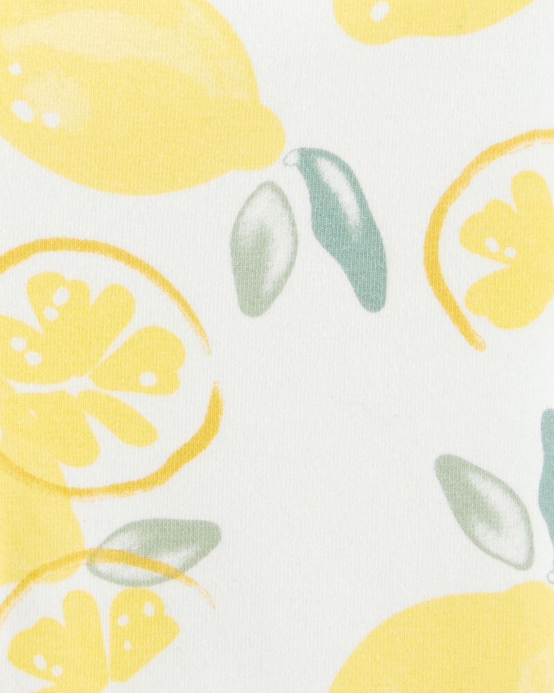 Toddler 2-Piece Lemon Tank & Bike Shorts Set - Yellow/White
, image 4 of 8 slides