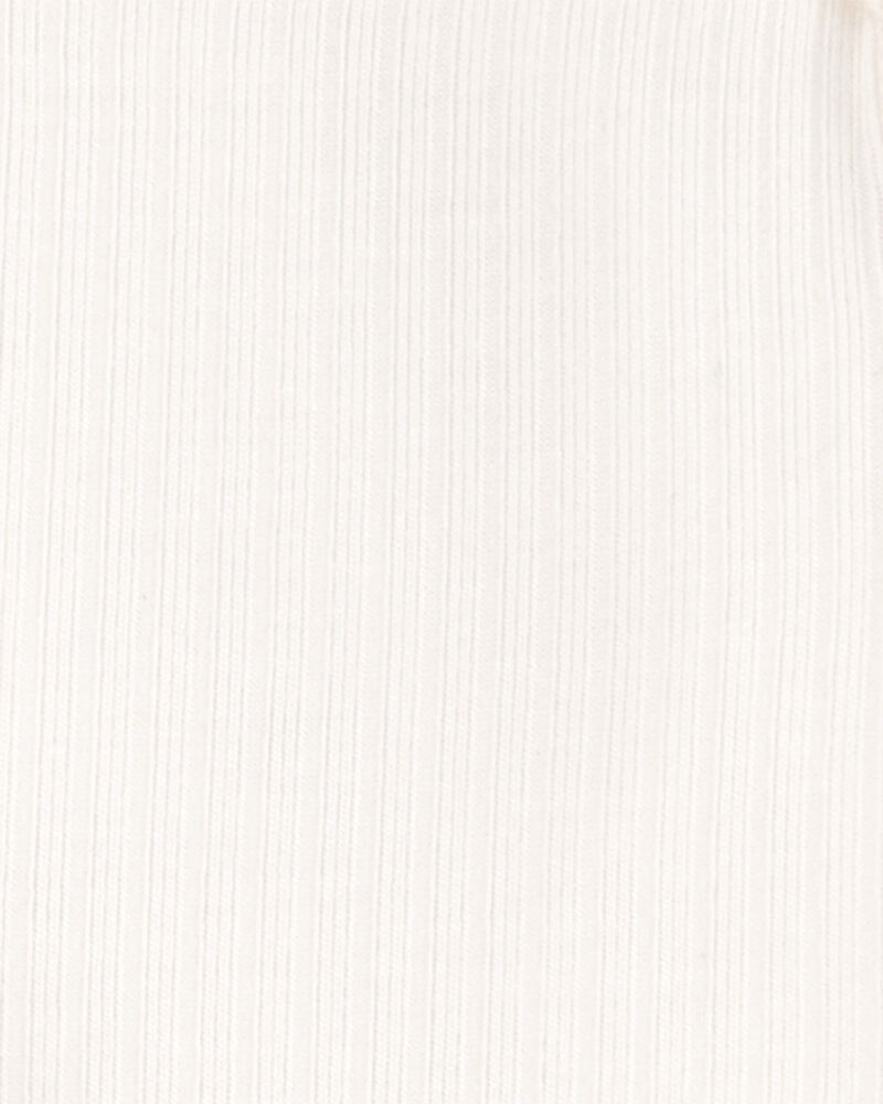 Baby 2-Pack Long-Sleeve PurelySoft Bodysuits - Khaki/Ivory, image 5 of 7 slides