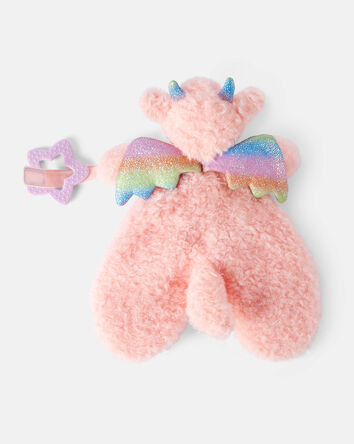 Girls Dragon Plush Toy - Pink, 