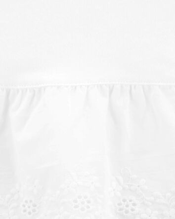 Toddler Eyelet Ruffle Tee, 