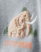 Baby Boy DayDream Fleece Mammoth Pullover Sweatshirt - Grey, image 2 of 4 slides