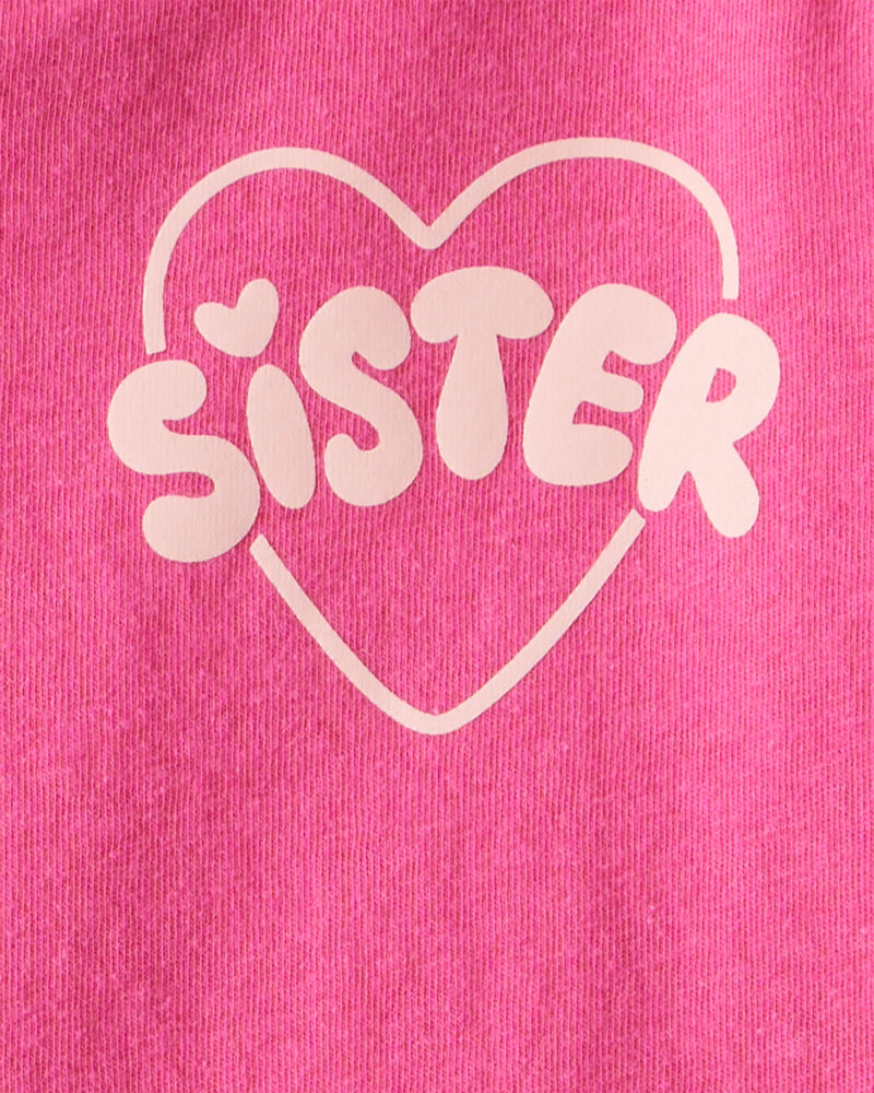 Toddler Girl Sisterhood Long-Sleeve Graphic Tee - Pink, image 3 of 5 slides