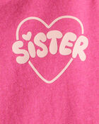 Toddler Girl Sisterhood Long-Sleeve Graphic Tee - Pink, image 3 of 5 slides