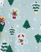 Toddler Disney&copy; Mickey Mouse 100% Cotton Long-Sleeve Snug Fit 2-Piece Pajamas - Blue, image 2 of 3 slides