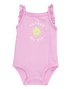 Baby Lil Sis Flutter-Sleeve Bodysuit - Pink, image 1 of 3 slides
