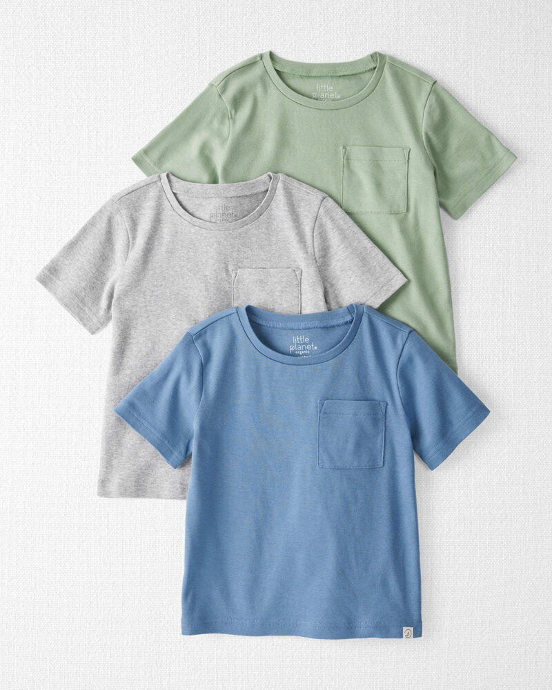 Toddler 3-Pack Organic Cotton Tees, image 1 of 6 slides