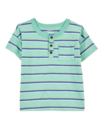 Toddler 2-Piece Henley & Shorts Outfit Set, 