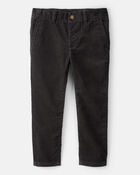 Toddler Boy Corduroy Pants - Black, image 1 of 6 slides