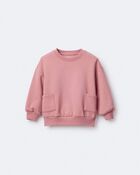 Toddler Otter Sweatshirt&trade; with Pockets - Pink, image 2 of 6 slides