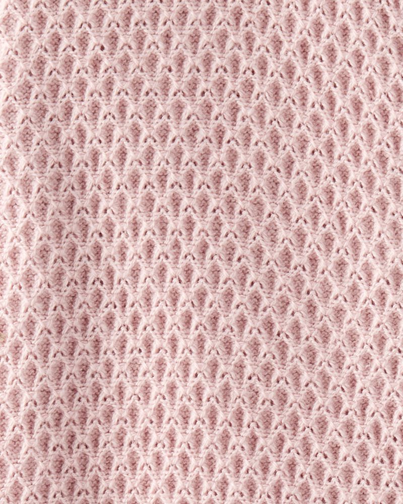 Baby Organic Cotton Sweater Knit Romper, image 3 of 4 slides