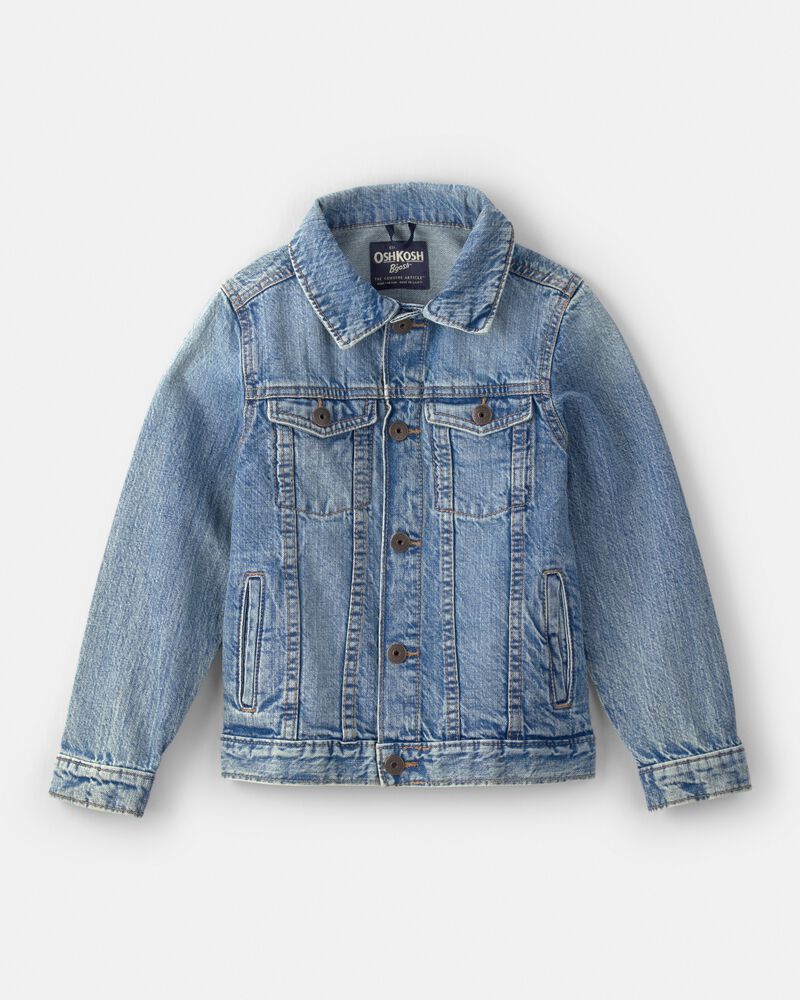 Kid Denim Jacket - Medium Wash, image 1 of 4 slides