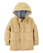 Baby Boy Midweight Utility Jacket - Khaki, image 1 of 4 slides