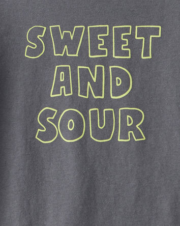 Toddler Boy Sweet and Sour Long-Sleeve Graphic Tee - Grey, 