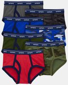 Boys 7-Pack Cotton Briefs Underwear, image 1 of 2 slides