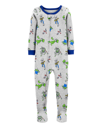 Toddler 1-Piece Toy Story 100% Snug Fit Cotton Pajamas, 