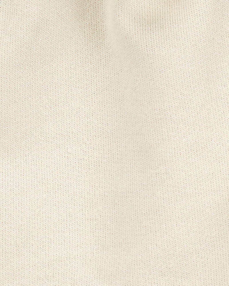 Baby 3-Piece French Terry Mix-and-Match Outfit Set - Cream, image 6 of 9 slides