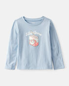 Toddler Girl Silly Goose Long-Sleeve Graphic Tee - Blue, image 1 of 3 slides