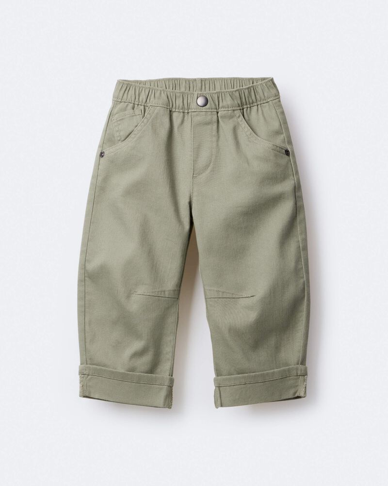 Toddler Girl Bailey Barrel Pant - Olive, image 2 of 8 slides