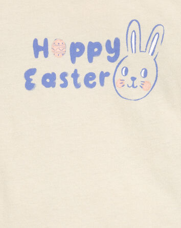 Baby Easter Short-Sleeve Bodysuit - Ivory, 