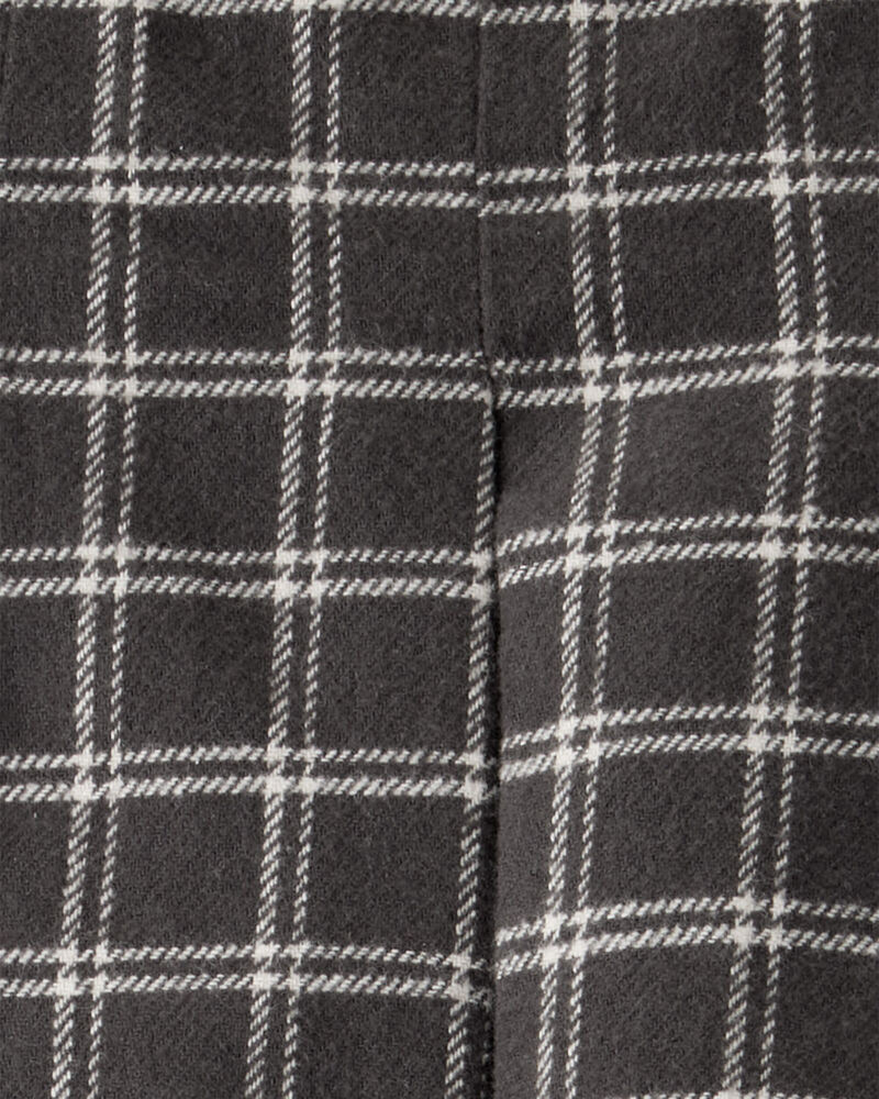 Baby Girl 2-Piece Plaid Cotton Skirt, image 3 of 4 slides