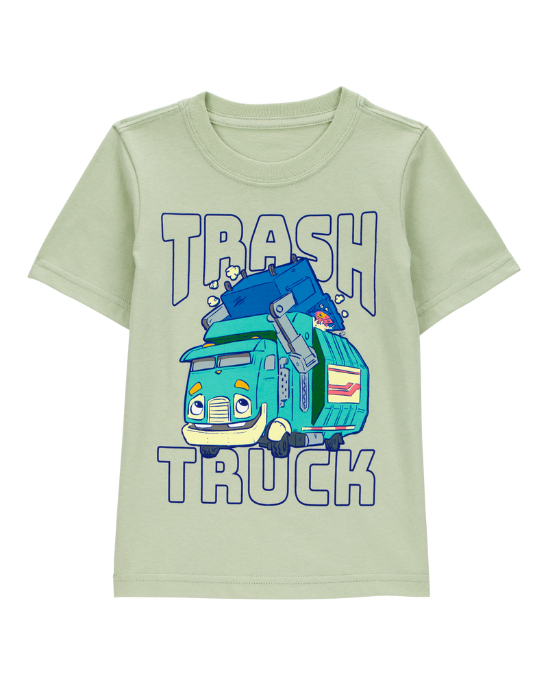 Toddler Boy Trash Truck&trade; Short-Sleeve Graphic Tee - Green , image 1 of 2 slides
