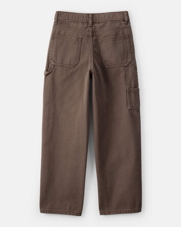 Boys Carpenter Fashion Pants - Brown, 
