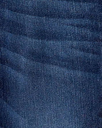 Kid Dark Wash Husky-Fit Straight-Leg Jeans, 