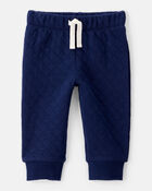 Baby Boy 2-Piece Striped Hooded Long-Sleeve Bodysuit Pant Set - White/Navy, image 2 of 5 slides