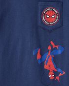 Boys Marvel&trade; Spider-Man Short-Sleeve Graphic Tee - Blue, image 2 of 2 slides