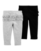 Baby 4-Pack Ruffle-Detail Cotton Pants
, image 2 of 9 slides