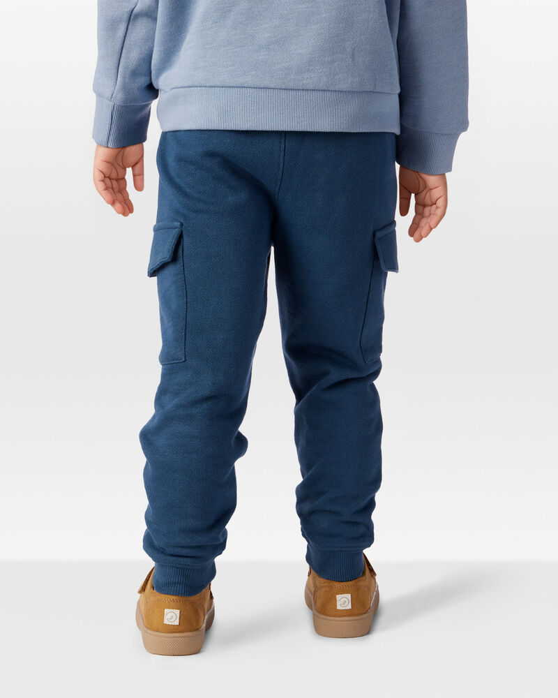 Toddler Boy Organic Cotton French Terry Joggers, image 4 of 8 slides