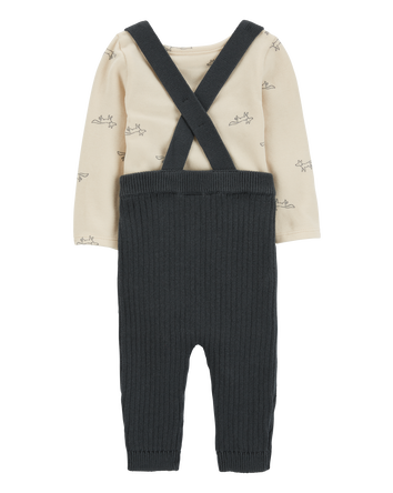 Baby 2-Piece Bodysuit & Sweater Coveralls, 