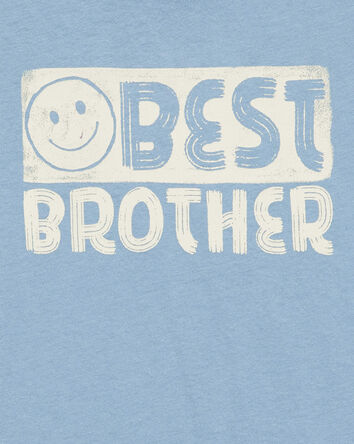 Boys Best Brother Short-Sleeve Graphic Tee - Blue, 
