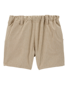 Toddler 2-Pack Active Pull-On Uniform Shorts - Khaki, image 3 of 8 slides