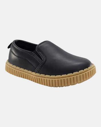 Toddler Casual Slip-On Shoe - Black, 