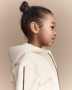 Toddler Girl Zip-Up Hoodie - Cream, image 4 of 7 slides