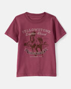 Toddler Yellowstone Short-Sleeve Graphic Tee - Red, image 1 of 2 slides