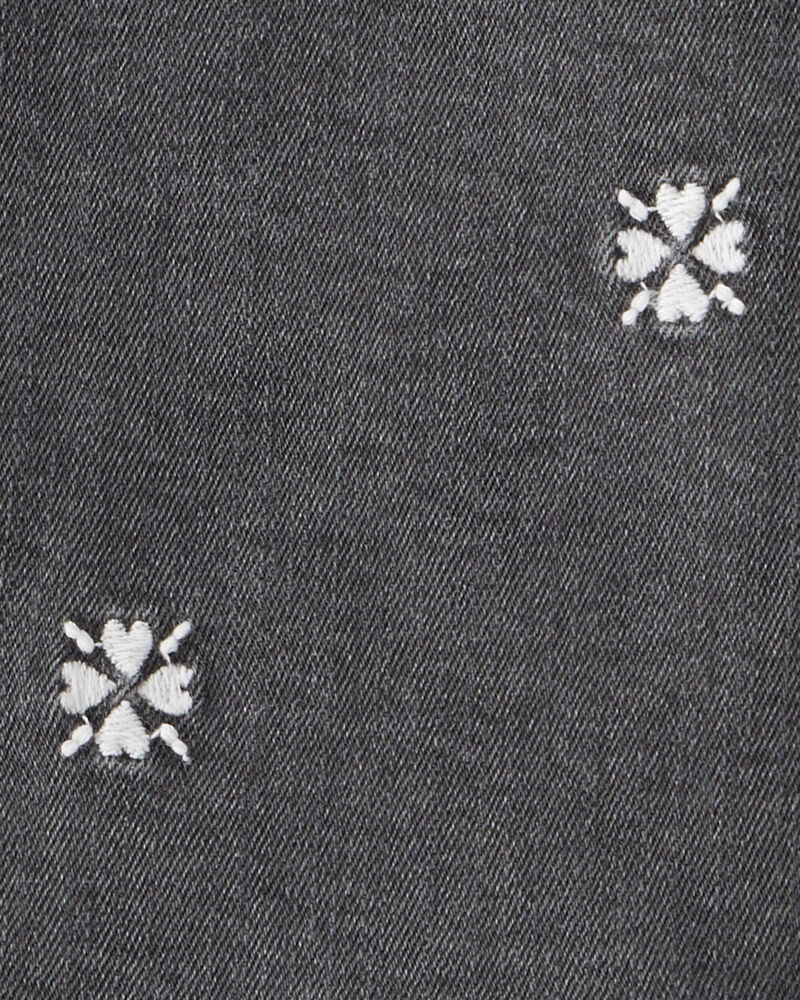 Toddler Girl Western Denim Sleeveless Vest - Grey, image 3 of 4 slides