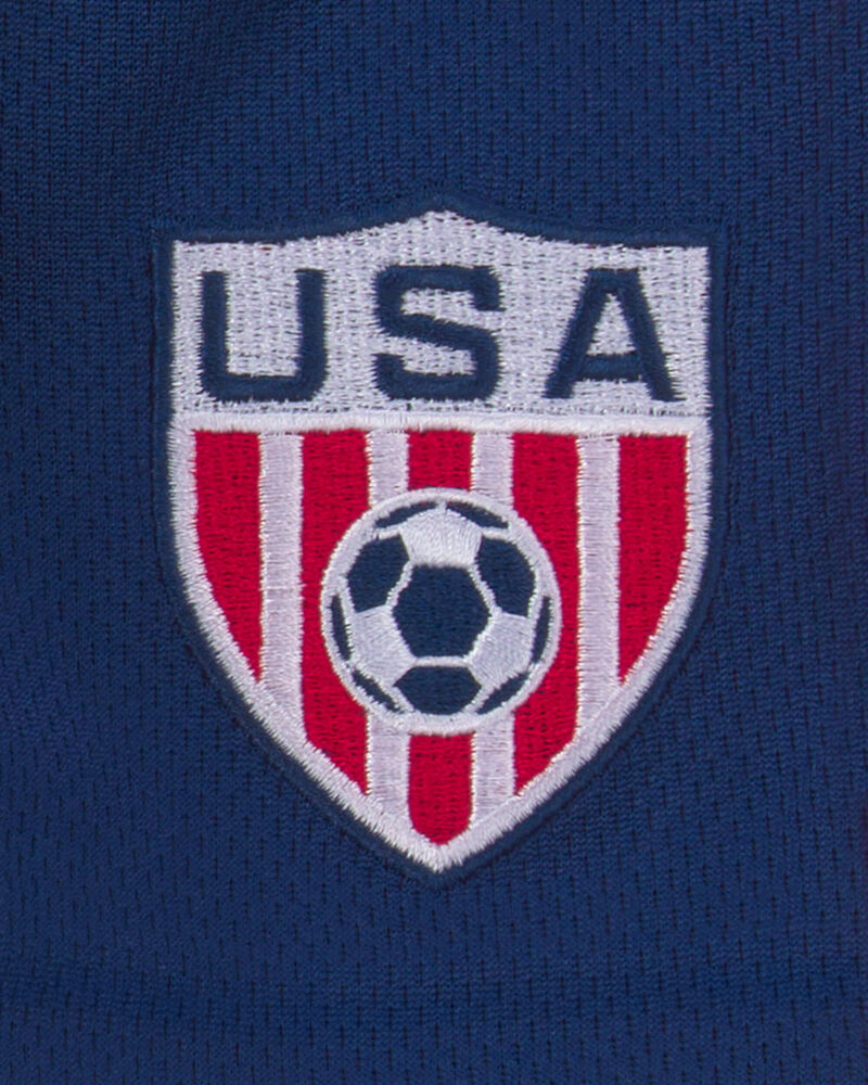 Kids 2-Piece Umbro USA Soccer Jersey & Short Set - Red/White/Blue, image 10 of 11 slides